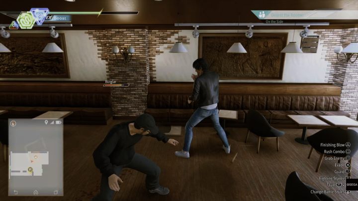 Gdy zostaniecie wykryci pokonajcie włamywacza - Lost Judgment: The Café Robber - solucja, opis przejścia - Lost Judgment - poradnik do gry