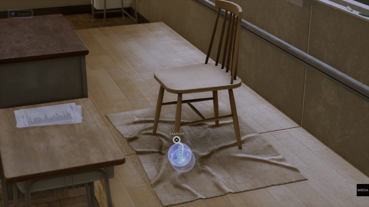 Następnie zbadajcie poduszkę na krześle nauczyciela, i przy rozmowie wybierzcie opcję dialogową Not yet - Lost Judgment: Trying the Patience of a Saint - solucja, opis przejścia - Lost Judgment - poradnik do gry