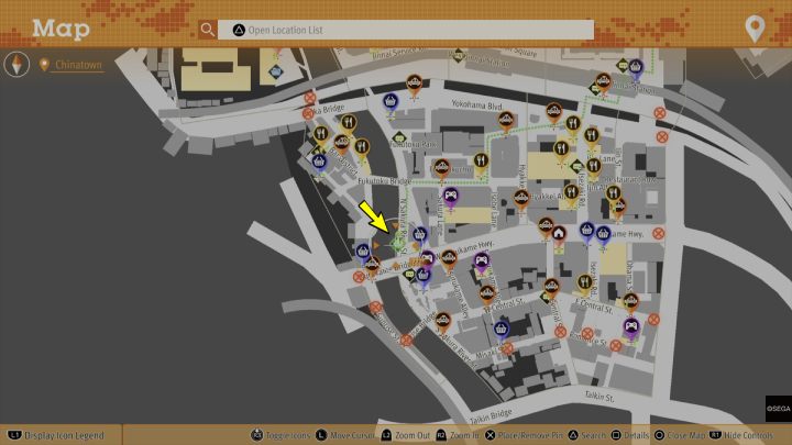 Udajcie się do wyznacznika w Koreatown i podejdźcie do mężczyzn stojących przy rzece - Lost Judgment: Where the Kappa Roam - solucja, opis przejścia - Lost Judgment - poradnik do gry