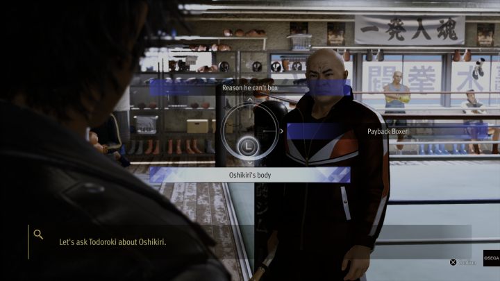 Po walce z Oshikirim, porozmawiajcie z trenerem Todoroki - Lost Judgment: Boxing Club - solucja, opis przejścia - Lost Judgment - poradnik do gry