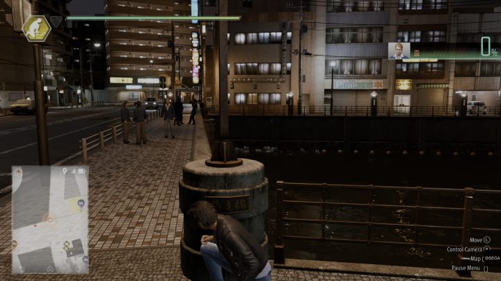 Po pokonaniu 3 przeciwników uruchomi się przerywnik filmowy, po którym rozpocznie się sekwencja śledzenie - Lost Judgment: Boxing Club - solucja, opis przejścia - Lost Judgment - poradnik do gry