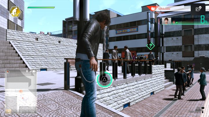 Będąc w trybie śledzenia, zawsze zachowujcie maksymalny odstęp od szpiegowanej osoby - Lost Judgment: Porady na start - Lost Judgment - poradnik do gry