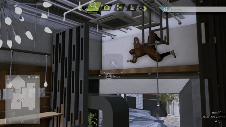 W trybie szukania zbadajcie mężczyznę wspinającego się po ścianie nad schodami - Lost Judgment: Dueling Dojos - solucja, opis przejścia - Lost Judgment - poradnik do gry