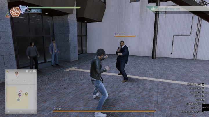 Następnie ponownie pokonajcie Kinugawę, aby zakończyć zadanie - Lost Judgment: A Particularly Hardcore Demo Event - solucja, opis przejścia - Lost Judgment - poradnik do gry