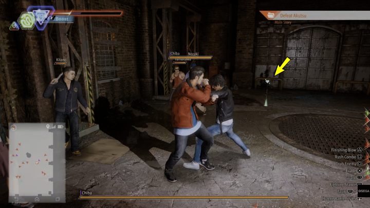 Podczas tej walki, Yagami nie będzie miał przy sobie telefonu, co zablokuje możliwość leczenia się przedmiotami z Waszego wyposażenia - Lost Judgment: Chapter 7 Blindsided - solucja, opis przejścia - Lost Judgment - poradnik do gry