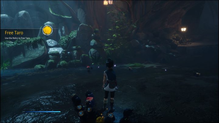 Następnie wydostańcie się z jaskini, wspinając się po skałach - Kena Bridge of Spirits: Free Taro - solucja, opis przejścia - Kena Bridge of Spirits - poradnik do gry