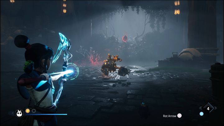 Idźcie przed siebie i zjedźcie na dół - Kena Bridge of Spirits: Help the Woodsmith - solucja, opis przejścia - Kena Bridge of Spirits - poradnik do gry