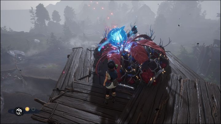 Następnie skoczcie na kolejną platformę, oczyśćcie kwiat za pomocą Rot i Pulse - Kena Bridge of Spirits: Adiras Love - solucja, opis przejścia - Kena Bridge of Spirits - poradnik do gry