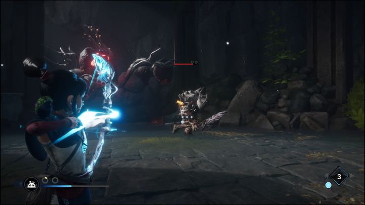 Kolejna fala to Sprout Captain w formie zwykłego przeciwnika, oraz wrogowie z tarczą - Kena Bridge of Spirits: Adiras Love - solucja, opis przejścia - Kena Bridge of Spirits - poradnik do gry