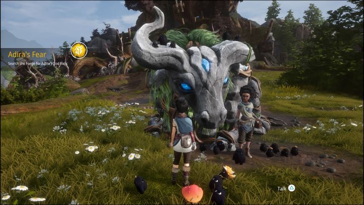 Gdy już się tam znajdziecie, zobaczycie, że droga prowadząca do celu jest zablokowana - Kena Bridge of Spirits: Adiras Fear - solucja, opis przejścia - Kena Bridge of Spirits - poradnik do gry