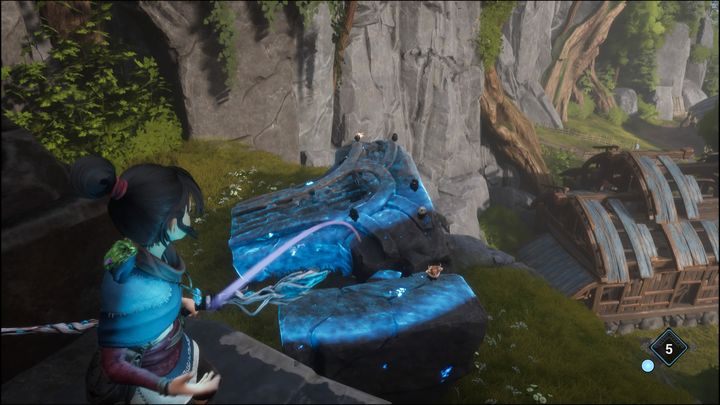 Wejdźcie najpierw na górę, aby móc dostać się w dalsze miejsca - Kena Bridge of Spirits: Adiras Fear - solucja, opis przejścia - Kena Bridge of Spirits - poradnik do gry