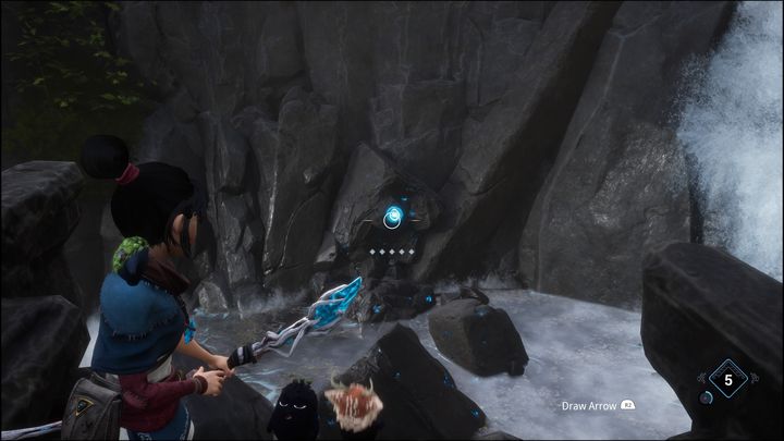 Idąc dalej, zobaczycie wielki wodospad - Kena Bridge of Spirits: Adiras Fear - solucja, opis przejścia - Kena Bridge of Spirits - poradnik do gry