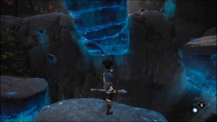 Gdy znajdziecie się na górze, zobaczycie dużą, pustą przestrzeń - Kena Bridge of Spirits: Adiras Fear - solucja, opis przejścia - Kena Bridge of Spirits - poradnik do gry