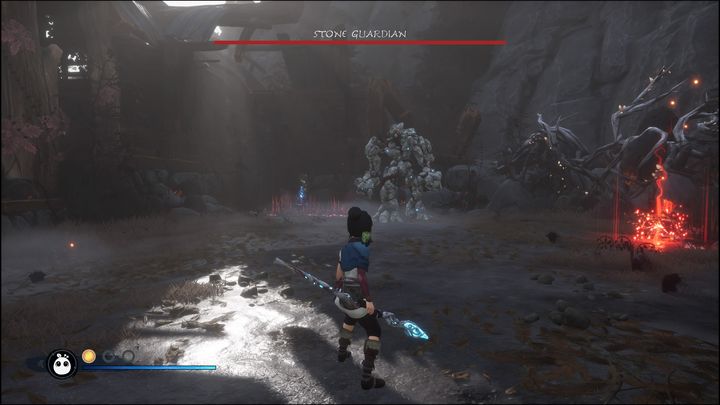 Trzeba jednakże pamiętać, że boss nie będzie walczył sam - Kena Bridge of Spirits: Stone Guardian - boss, jak pokonać? - Kena Bridge of Spirits - poradnik do gry