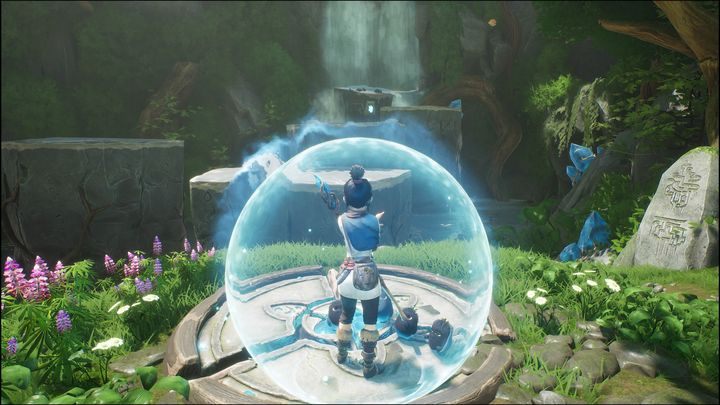 Ostatni Rot znajduje się za wodospadem - Kena Bridge of Spirits: Tutorial - solucja, opis przejścia - Kena Bridge of Spirits - poradnik do gry