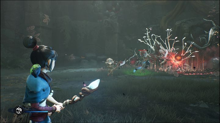 Akcji Rot użyjcie do tego, aby oczyścić las - Kena Bridge of Spirits: Tutorial - solucja, opis przejścia - Kena Bridge of Spirits - poradnik do gry