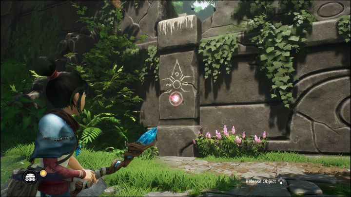 Następnie przejdźcie w lewą stronę i postawcie blok w widocznym miejscu na zdjęciu - Kena Bridge of Spirits: Tutorial - solucja, opis przejścia - Kena Bridge of Spirits - poradnik do gry