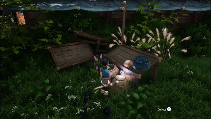 Po oczyszczeniu The Village, warto pochodzić wokół budynków, gdyż znajdziecie tam kilka cennych skrzyń i zasobów - Kena Bridge of Spirits: Help Taro - solucja, opis przejścia - Kena Bridge of Spirits - poradnik do gry