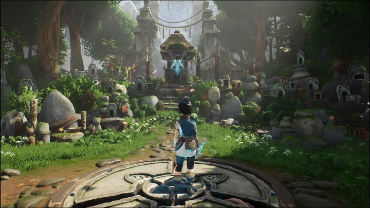 Waszym kolejnym celem podróży będzie udanie się do ołtarza - Kena Bridge of Spirits: Help Taro - solucja, opis przejścia - Kena Bridge of Spirits - poradnik do gry