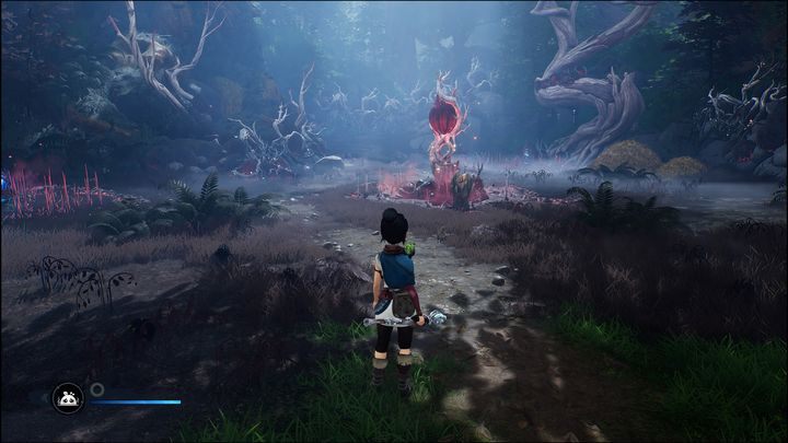 Niemniej jednak, Waszym głównym celem podróży będzie udanie się w górę - Kena Bridge of Spirits: Help Taro - solucja, opis przejścia - Kena Bridge of Spirits - poradnik do gry