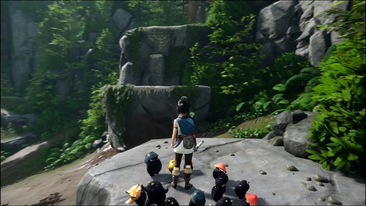 Teraz w głównej mierze będziecie musieli iść przed siebie i wspinać się po skałach - Kena Bridge of Spirits: Find Rusu - solucja, opis przejścia - Kena Bridge of Spirits - poradnik do gry