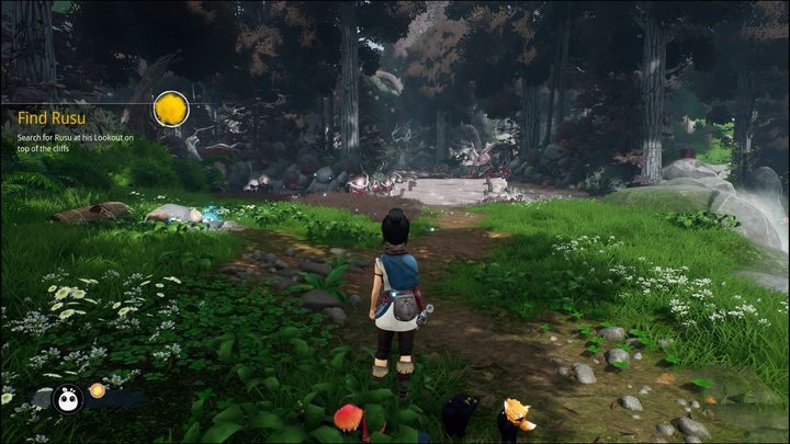 Po lewej stronie znajduje się plecak - Kena Bridge of Spirits: Find Rusu - solucja, opis przejścia - Kena Bridge of Spirits - poradnik do gry