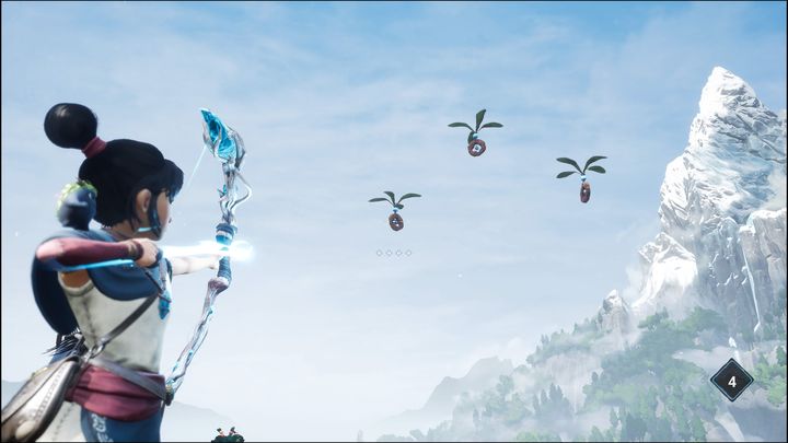 Po zestrzeleniu ich, bądź gdy Wam się to nie uda, porozmawiajcie z Rusu, aby powtórzyć tę czynność - Kena Bridge of Spirits: Taros Fear - solucja, opis przejścia - Kena Bridge of Spirits - poradnik do gry