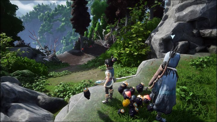 Jeśli skończyliście wszystkie wyzwania, udajcie się do miejsca wskazanego na miejscu, kierując się w prawo - Kena Bridge of Spirits: Taros Fear - solucja, opis przejścia - Kena Bridge of Spirits - poradnik do gry