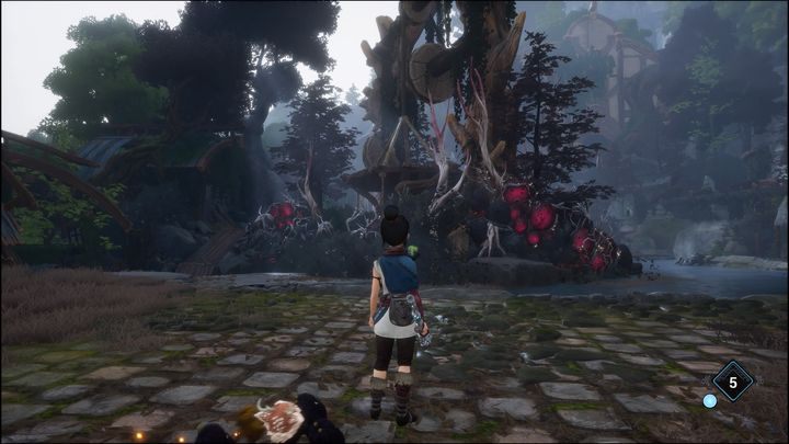 Następnie skorzystajcie z windy, bądź Warp Stone, aby dostać się do nowego znacznika na mapie - Kena Bridge of Spirits: Adiras Regret - solucja, opis przejścia - Kena Bridge of Spirits - poradnik do gry