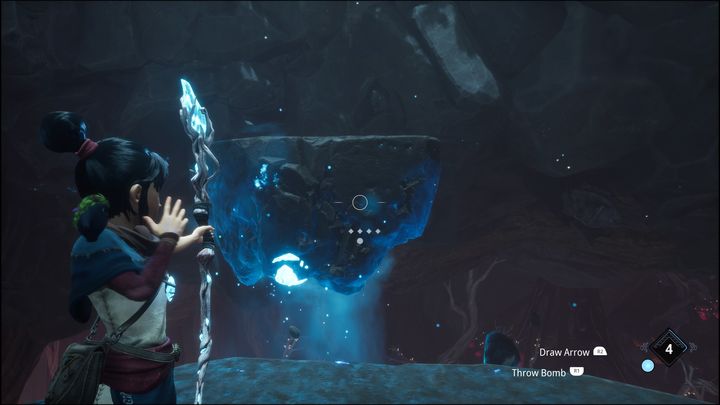 Następnie musicie wskoczyć na platformę po prawej, stamtąd udać się do najbliższej - Kena Bridge of Spirits: Adiras Regret - solucja, opis przejścia - Kena Bridge of Spirits - poradnik do gry