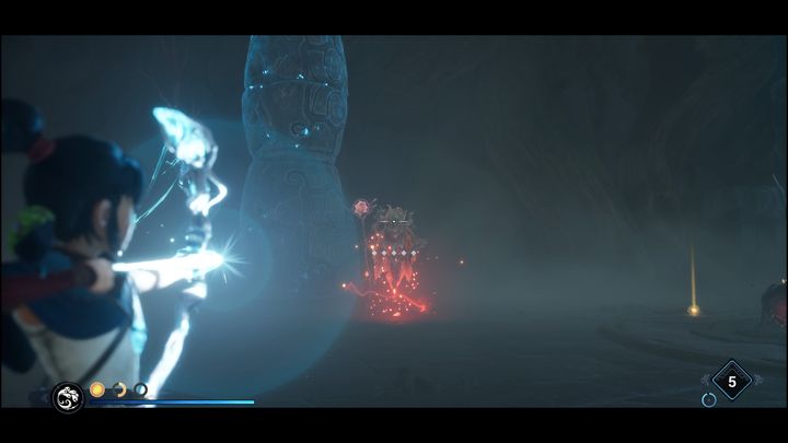 Pierwsza fala przeciwników składać się będzie z dwóch strzelców i dwóch golemów - Kena Bridge of Spirits: Adiras Regret - solucja, opis przejścia - Kena Bridge of Spirits - poradnik do gry