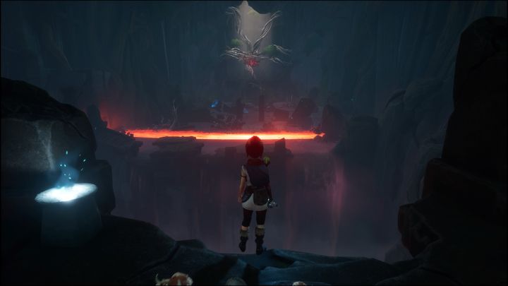 Po skończonej walce oczyśćcie kwiat, który znajduje się w centrum lokacji i przejdźcie do dalszej części jaskini - Kena Bridge of Spirits: Adiras Regret - solucja, opis przejścia - Kena Bridge of Spirits - poradnik do gry