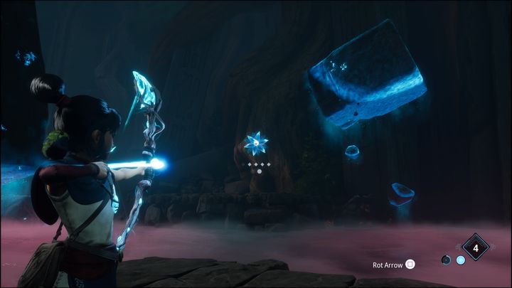 Idąc dalej, uważajcie na pojawiającą się co jakiś czas falę ognia - Kena Bridge of Spirits: Adiras Regret - solucja, opis przejścia - Kena Bridge of Spirits - poradnik do gry