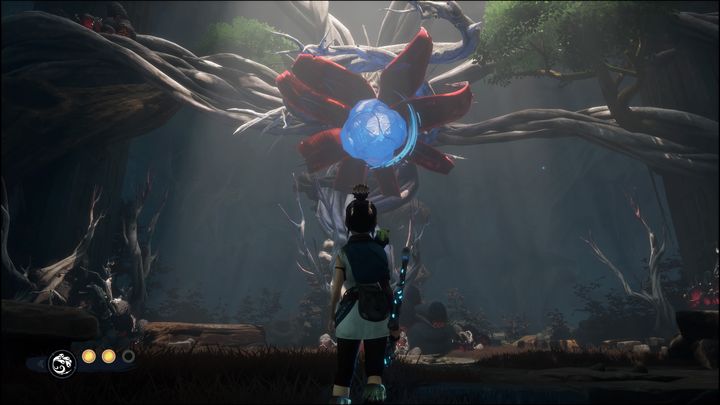 Teraz nie pozostaje nic innego jak oczyszczenie serca jaskini - Kena Bridge of Spirits: Adiras Regret - solucja, opis przejścia - Kena Bridge of Spirits - poradnik do gry