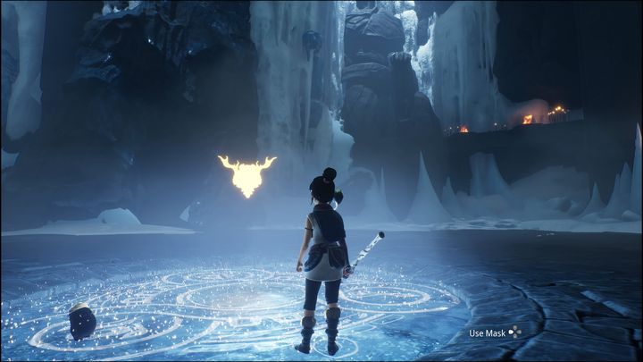 Teraz wystarczy przedrzeć się przez zimowy krajobraz, idąc cały czas w górę - Kena Bridge of Spirits: Help Toshi - solucja, opis przejścia - Kena Bridge of Spirits - poradnik do gry