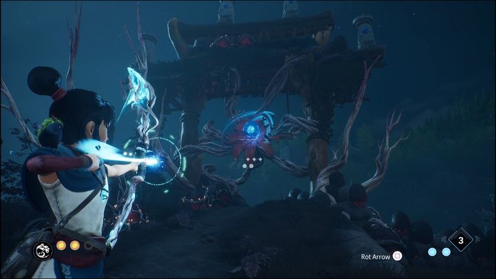 Następnie trzeba oczyścić kwiat - Kena Bridge of Spirits: Warrior Path - solucja, opis przejścia - Kena Bridge of Spirits - poradnik do gry