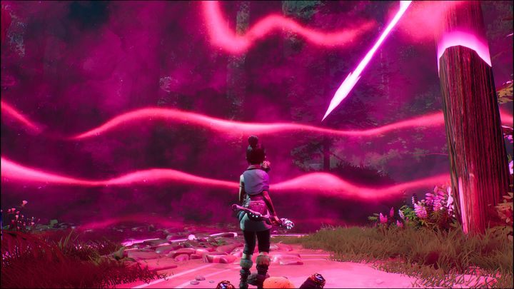 Aby się wydostać z kopuły, trzeba skorzystać z umiejętności Dash - Kena Bridge of Spirits: Hunter Path - solucja, opis przejścia - Kena Bridge of Spirits - poradnik do gry