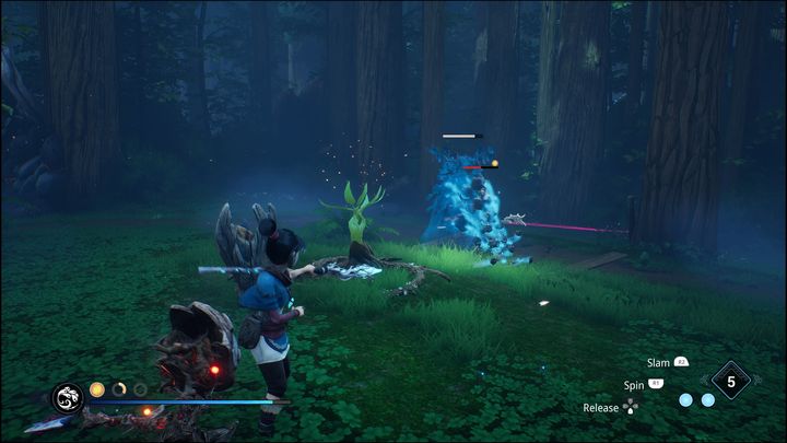 Gdy już to zrobicie, zostaniecie zaatakowani przez kilku wrogów - Kena Bridge of Spirits: Hunter Path - solucja, opis przejścia - Kena Bridge of Spirits - poradnik do gry