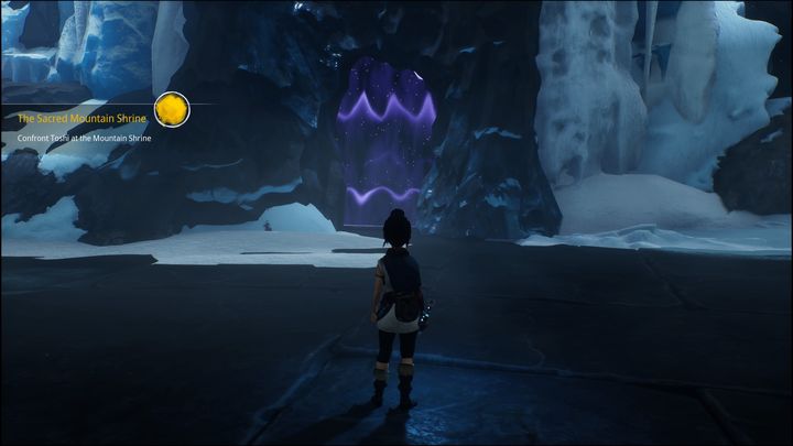 Waszym celem będzie przejście przez Spirit Gate, za pomocą Dasha - Kena Bridge of Spirits: The Sacred Mountain Shrine - solucja, opis przejścia - Kena Bridge of Spirits - poradnik do gry