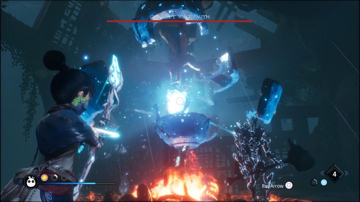 Właśnie wtedy kryształ pęknie - Kena Bridge of Spirits: Corrupt Woodsmith - boss, jak pokonać? - Kena Bridge of Spirits - poradnik do gry