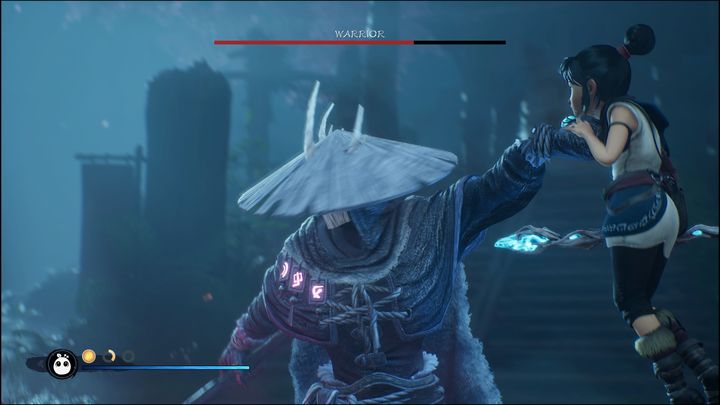 Uważajcie również na jego chwyt - Kena Bridge of Spirits: Warrior - boss, jak pokonać? - Kena Bridge of Spirits - poradnik do gry