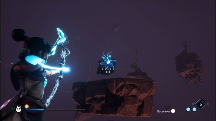 Teraz zamiast walki, będziecie musieli sprawnie poruszać się po trudnym terenie - Kena Bridge of Spirits: Corrupt Rot God - boss, jak pokonać? - Kena Bridge of Spirits - poradnik do gry