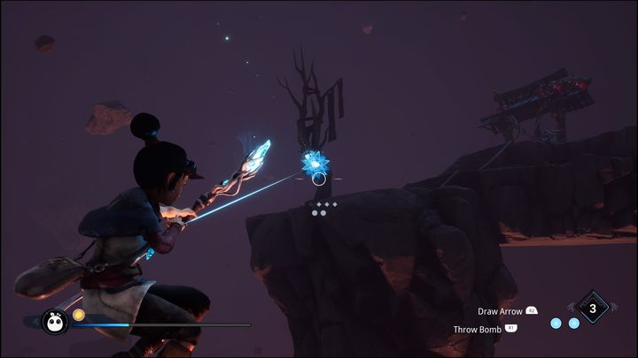 Gdy będziecie na samej górze, musicie wyskoczyć w powietrze - Kena Bridge of Spirits: Corrupt Rot God - boss, jak pokonać? - Kena Bridge of Spirits - poradnik do gry