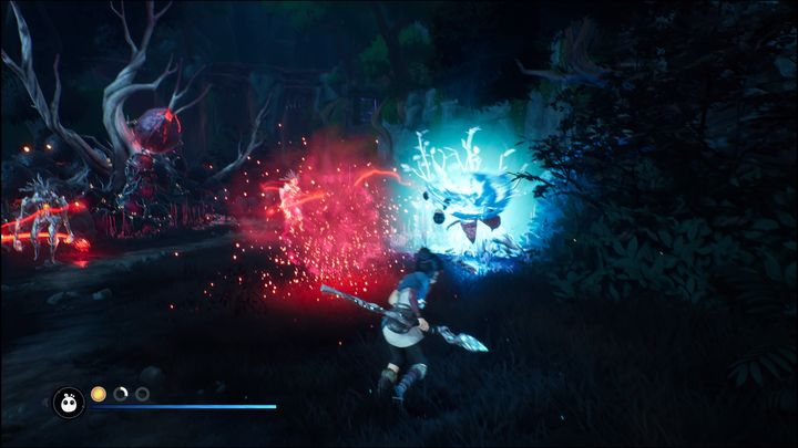 Aby odblokować to osiągnięcie, należy zabić trzech wrogów za pomocą udanego parowania - Kena Bridge of Spirits: Potrójne kłopoty (Triple Threat) - jak zdobyć trofeum? - Kena Bridge of Spirits - poradnik do gry