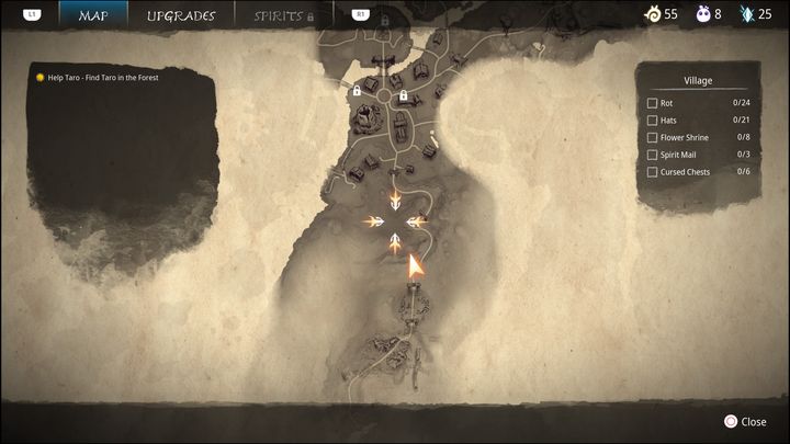 Nawet jeśli nie jesteście typem gracza, który zbiera wszystko na swojej drodze, warto pofatygować się i zbierać wszystko co znajdziecie, nawet jeśli będzie się to wiązać z pójściem kawałek dalej od Waszego docelowego miejsca podróży - Kena Bridge of Spirits: Porady na start - Kena Bridge of Spirits - poradnik do gry