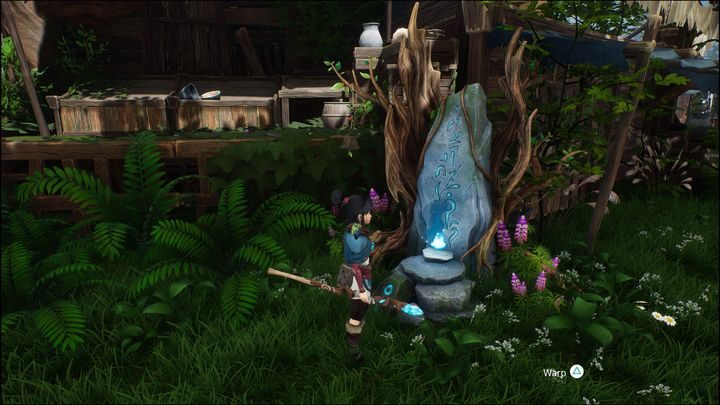 Jeśli nie chcecie podróżować z jednego końca mapy na drugi, to Warp Stones będą dla Was bardzo pomocne - Kena Bridge of Spirits: Porady na start - Kena Bridge of Spirits - poradnik do gry