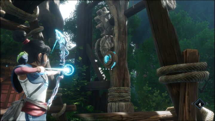 Niemniej jednak powinniście się udać do miejsca, w którym widoczna jest platforma - Kena Bridge of Spirits: Taros Love - solucja, opis przejścia - Kena Bridge of Spirits - poradnik do gry