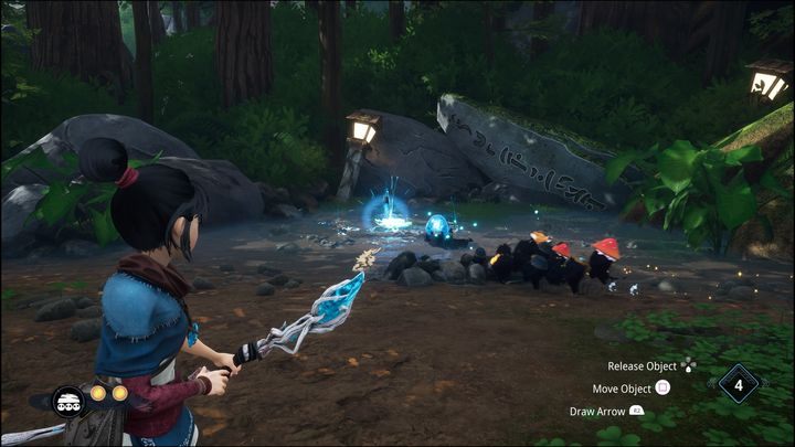Po strzeleniu w trzy kryształu, wypadnie Forest Tear - Kena Bridge of Spirits: Taros Regret - solucja, opis przejścia - Kena Bridge of Spirits - poradnik do gry