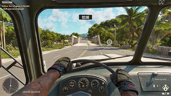 Musicie dotrzeć do dużego garażu, w którym stoi zaparkowana ciężarówka na potrzeby transportu uchodźców - Far Cry 6: Cenny ładunek (Precious Cargo) - solucja, opis przejścia - Far Cry 6 - poradnik do gry
