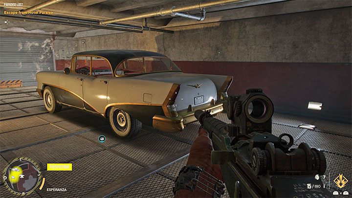 Po odzyskaniu kontroli nad bohaterem rozpocznie się obława (Heat) i Waszym zadaniem jest wydostanie się z budynku hotelu - Far Cry 6: Raj utracony (Paradise Lost) - solucja, opis przejścia - Far Cry 6 - poradnik do gry